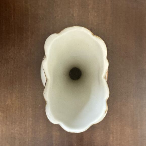 VTG Royal Kendall Porcelain Fine China Bud Vase Gold Trim Flowers Victorian - Picture 8 of 10